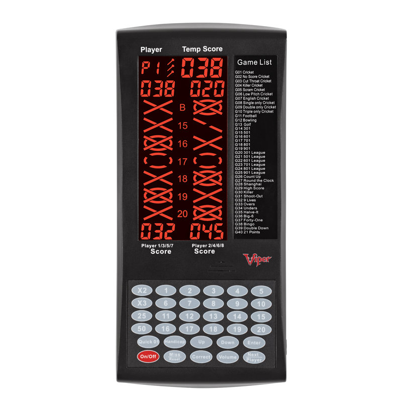 ProScore Dart Electronic Dart Scoreboard