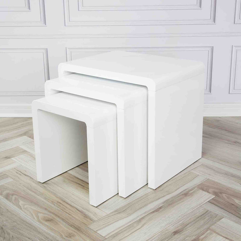 Rahsaun Coffee Table, White