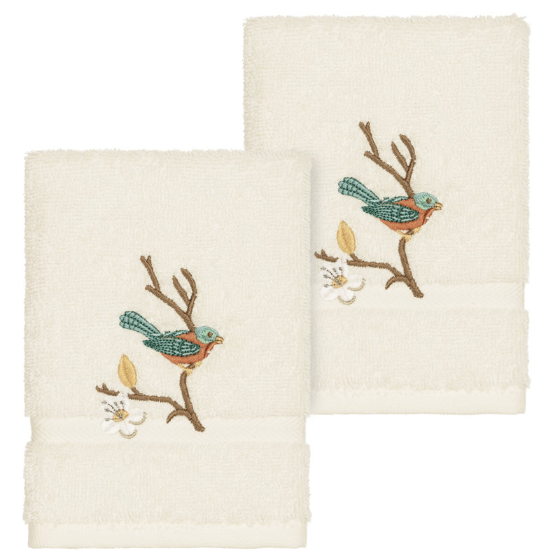 Spring Time Turkish Cotton Washcloth, Cream