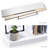 Miami 48" W x 8" D Floating Shelves Set with Invisible Wall Mount Brackets-593271108