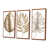 Toile avec cadre flottant brun