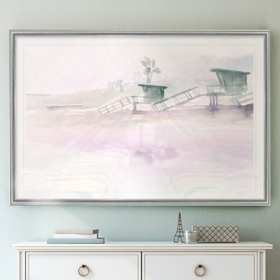 « aube beach break iii », impression sur toile
