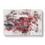 Plum Forest Watercolour - Wrapped Canvas-56657141