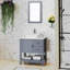 Meuble-lavabo simple avec plateau Knia 30