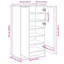 Shoe Cabinet for 12 Pairs of Shoes-2128695658