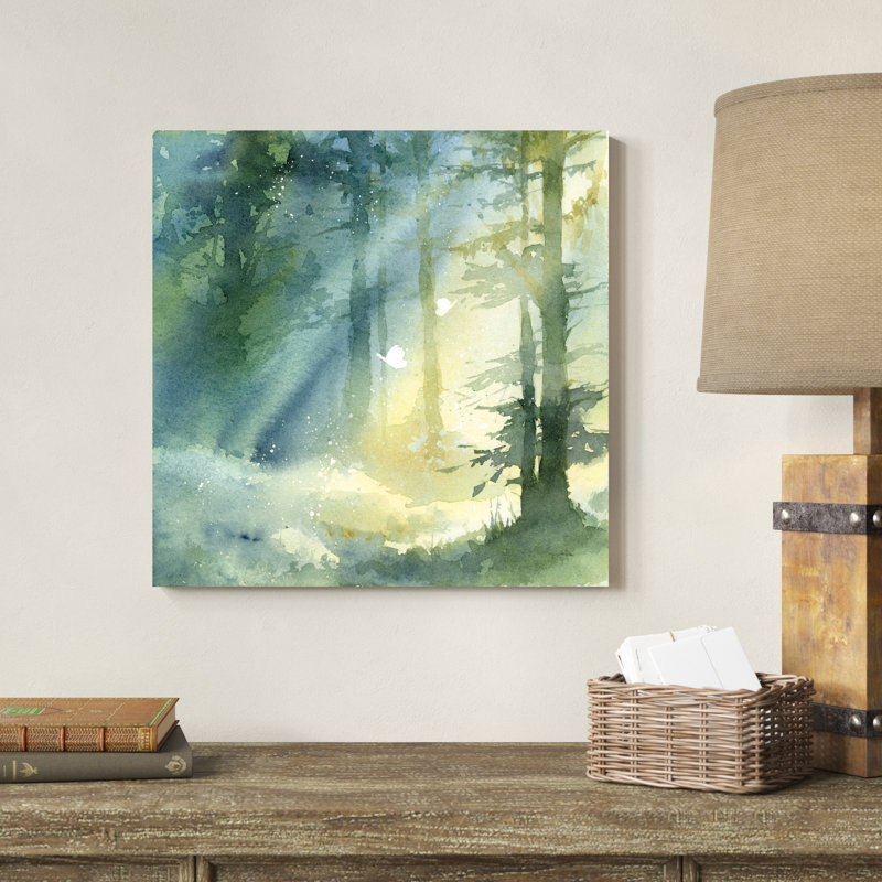 «Shady Grove» par Katrina Pete - peinture sur toile tendue, H 20 po x l 20 po, Toile tendue, Non