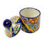 Hand Painted Ceramic Sugar Bowl with Lid