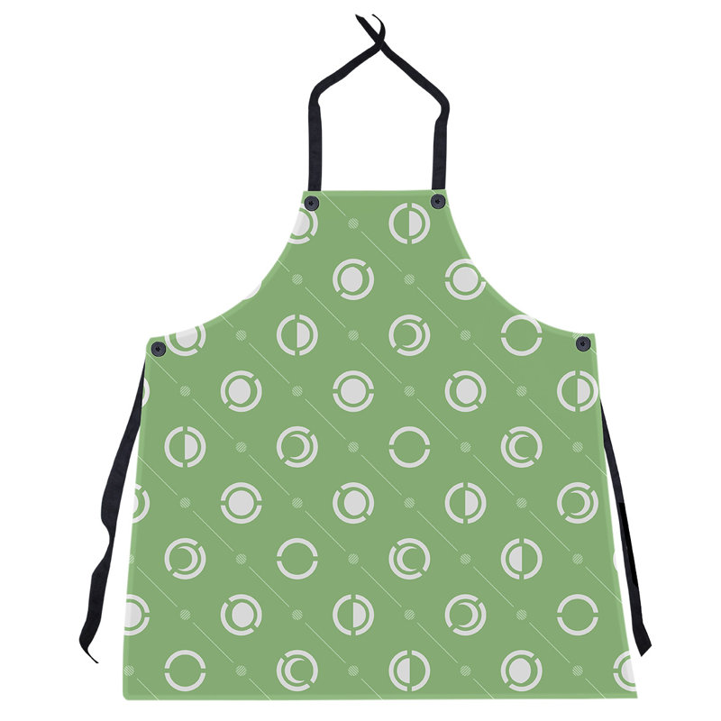 Skeffingt Bib Apron, White/Green