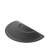 Anti-fatigue Floor Mat For Salon And Barber Shop Black Semi Circle Floor Mat-122720807