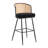 Cane Back Upholstered Counter & Bar Stool-2037488965-2037488971-2017695590
