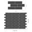 Rares Warm Mocha Glossy 3D Sticker Tile 30.5 x 15.4cm-1390408582