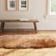 Pavlova Handmade Sheepskin Natural Beige Rug