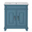Ensemble de meuble-lavabo autoportant avec tablette de rangement