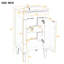 Meuble-lavabo moderne 18 "avec lavabo-1277669100