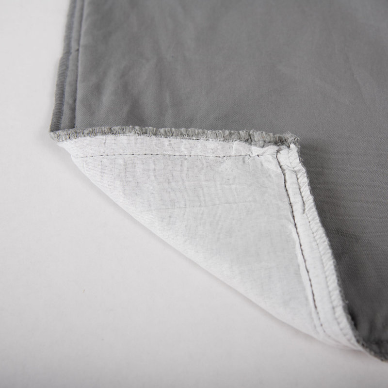 Coussin décoratif en coton, Gris