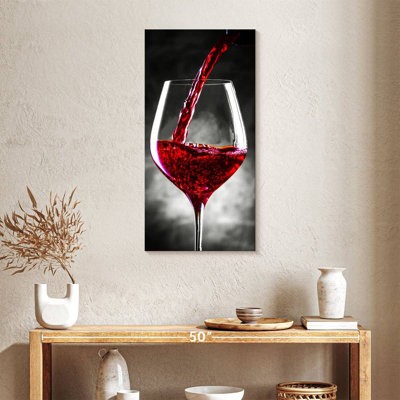 «Red Wine Red Wine Is Served», reproduction sur toile