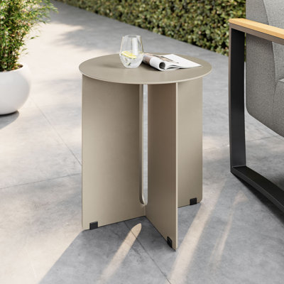 Table d'appoint d'extérieur en aluminium Tecton