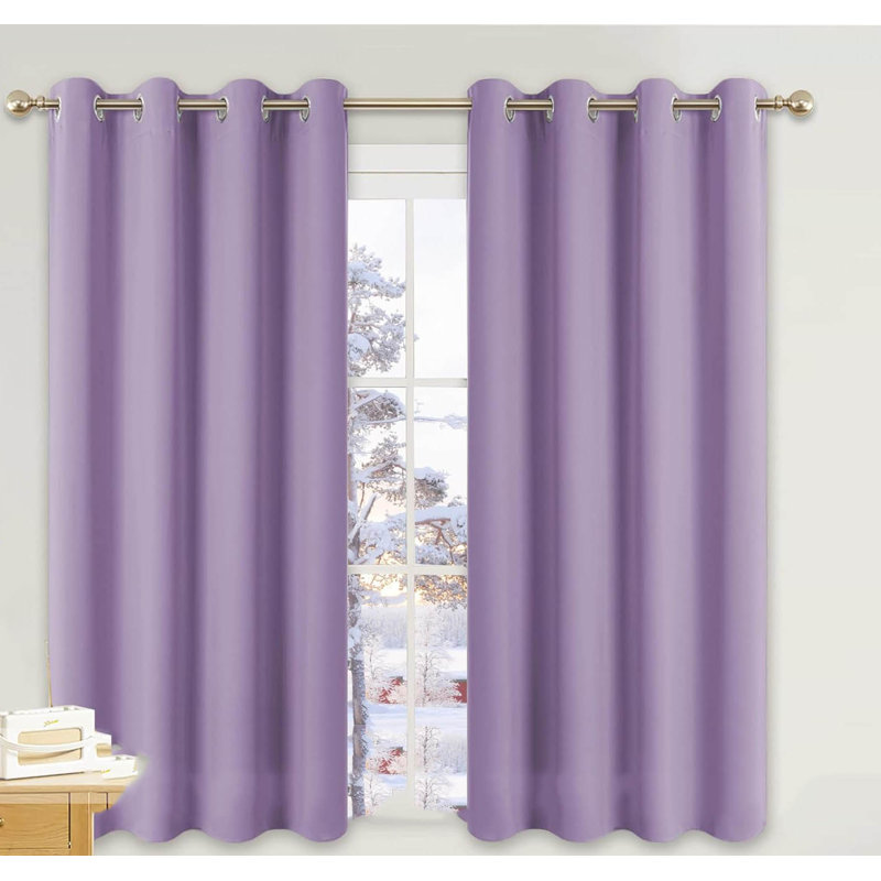 Blackout Curtain, Taro Purple