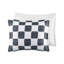 Édredon double / grand, motif à carreaux moderne, 2 taies décoratives et coussins décoratifs, microfibre, lavable à la machine,-122454259