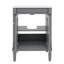 Meuble-lavabo de salle de bain chic 24 po avec évier sur-comptoir et armoire de rangement à deux niveaux de style contemporain-1556878789-1556878809