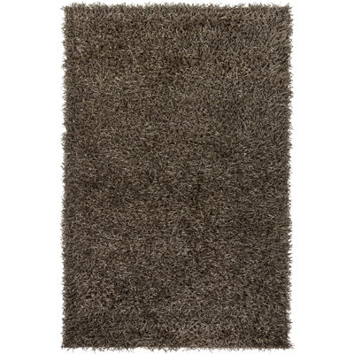 Zara Hand Loomed Modern Area Rug in Brown
