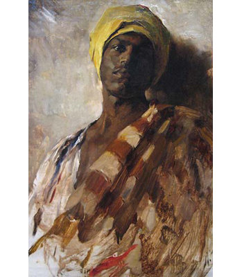Guard Of A Harem by Frank Duveneck - Print