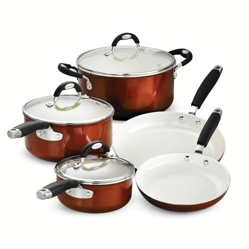 Tramontina Style Ceramica 8 Piece Cookware Set
