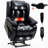 Jaylene Faux Leather Heated Massage Chair-1808006103