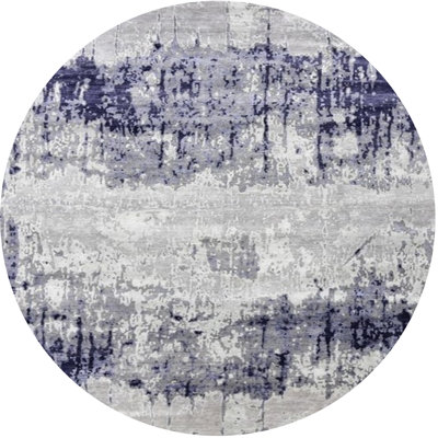 Tapis oriental gris / bleu marine