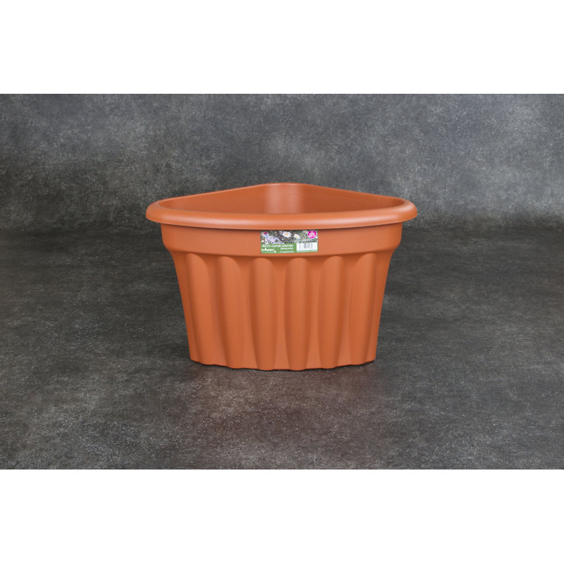 Wham Vista 40cm Corner Planter Pack of 5, 3, Terracotta