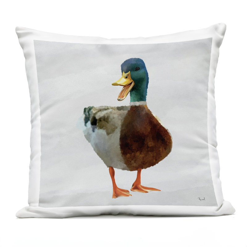 Coussin Squawking Mallard Duck, Canard 1