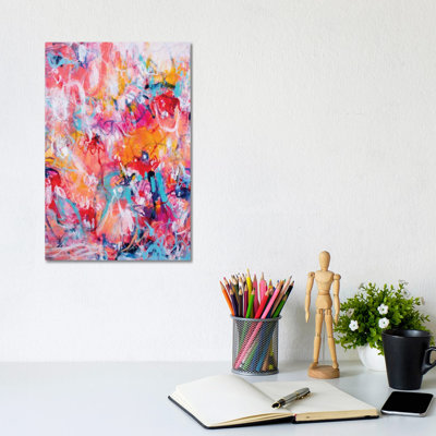 You, Me, And The Fireworks By Misako Chida - Wrapped Canvas Art Prints by Misako Chida - Wrapped Canvas Gallery-Wrapped Canvas Giclée