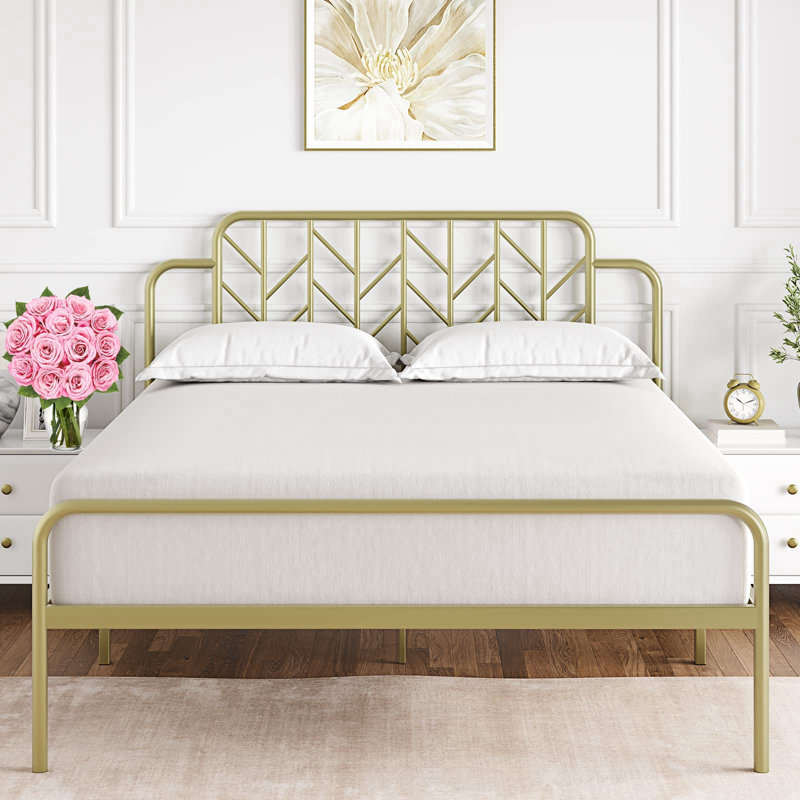 Metal Open-Frame Bed, Queen