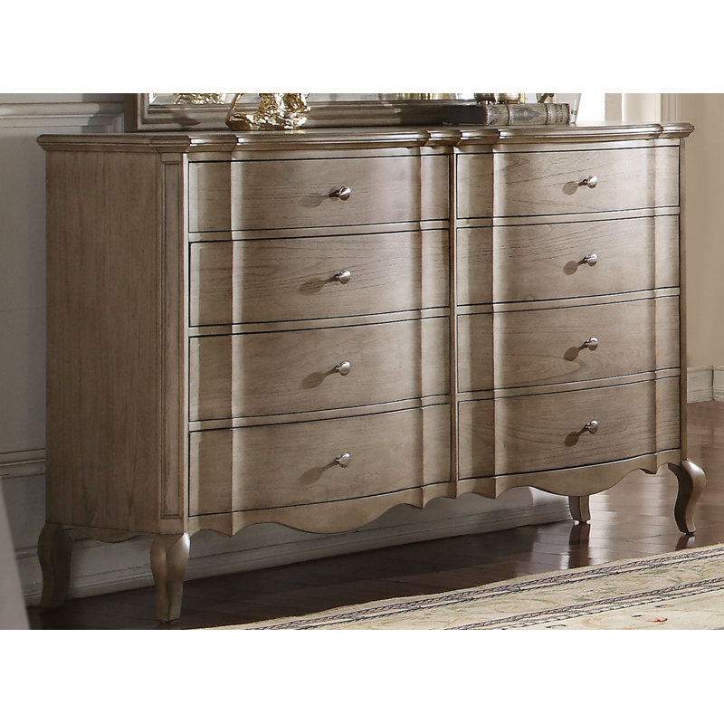 Commode double 8 tiroirs avec miroir Tasker