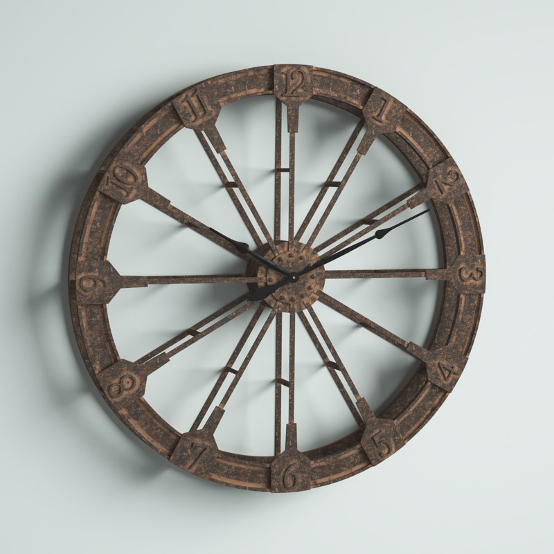 Deron Metal Wall Clock