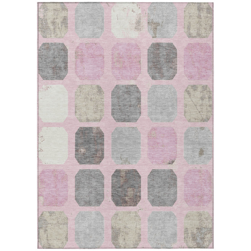 Machine Washable Indoor/Outdoor Chantille ACN2182 Geometric Rug, Rectangle 2'6" x 3'10"