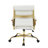 Naudain Leather Office Chair – Modern Executive Swivel Task Chair with Wheels, Adjustable Height & Padded Arms for Desk or Conference Room-132200685-53751974