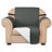Armchair Couch Cover for 1 Cushion Couch, Non-Slip Sofa Slipcover for Dogs, Furniture Protector Cover with Foam Sticks Elastic Straps for Pet Cat (Gray)-102519349-12946923