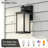 13" Aluminum Wall Lantern with Motion Sensor and Dusk to Dawn