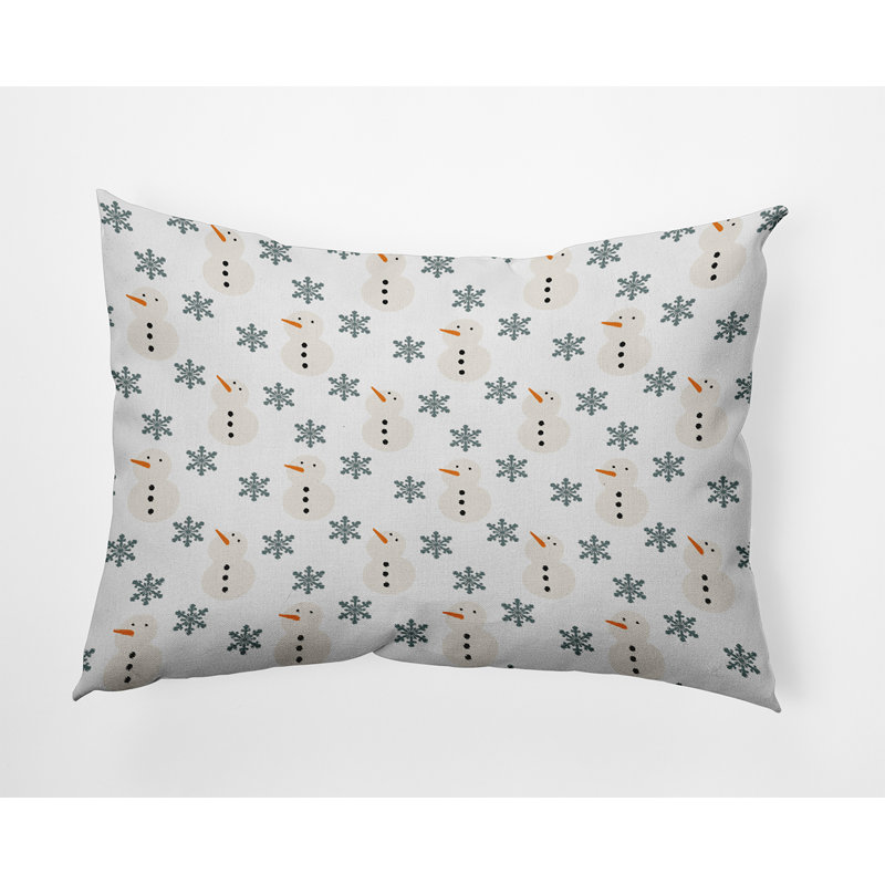 Reversible Throw Pillow, 14" x 20", Rectangular