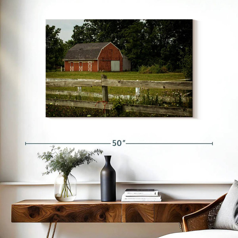 Lilie Rural Farm Barn, 26" H x 39" W