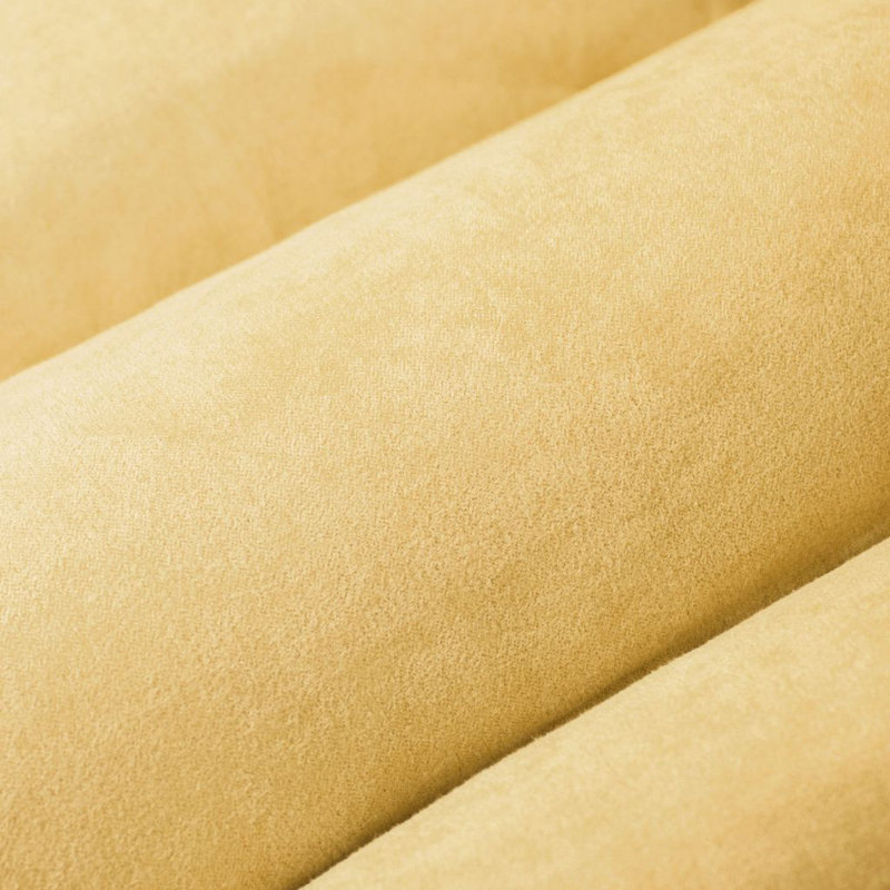 Classic Vail Suede Fabric, Lemon Chiffon