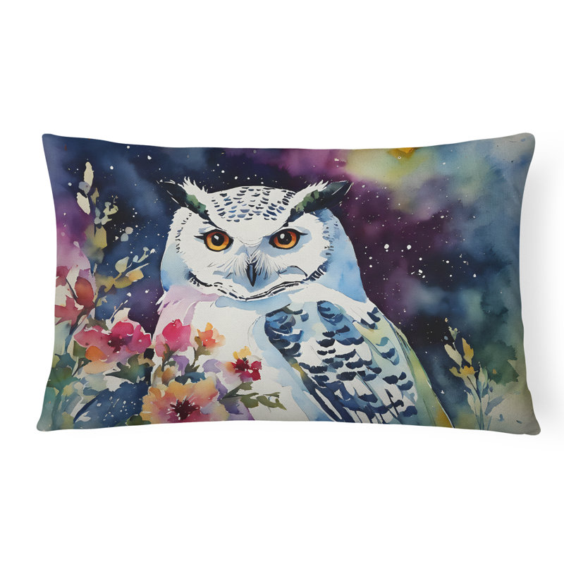 Snowy Owl Throw Pillow