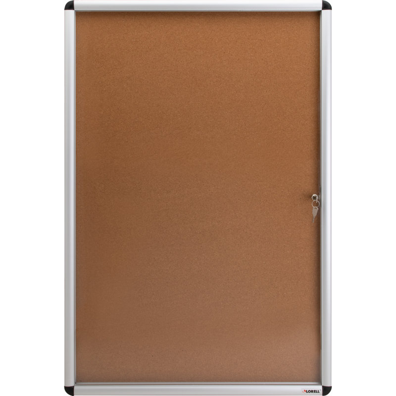 Large Natural Cork Bulletin Board with Aluminum Frame