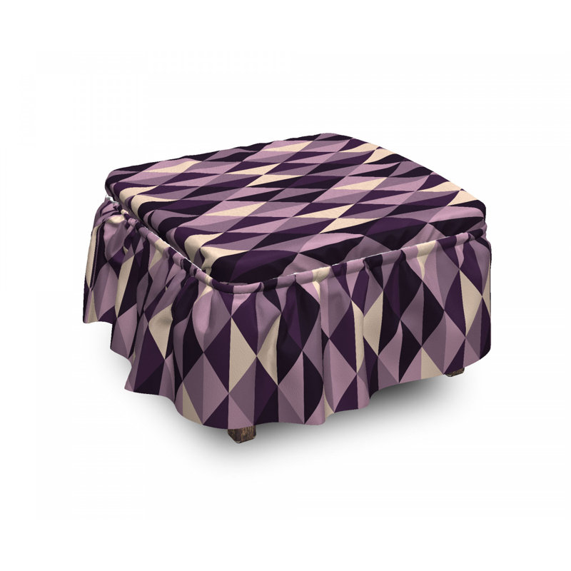 Box Cushion Ottoman Slipcover