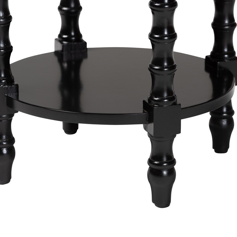 Table de chevet Baxton Studio Sally, Noir