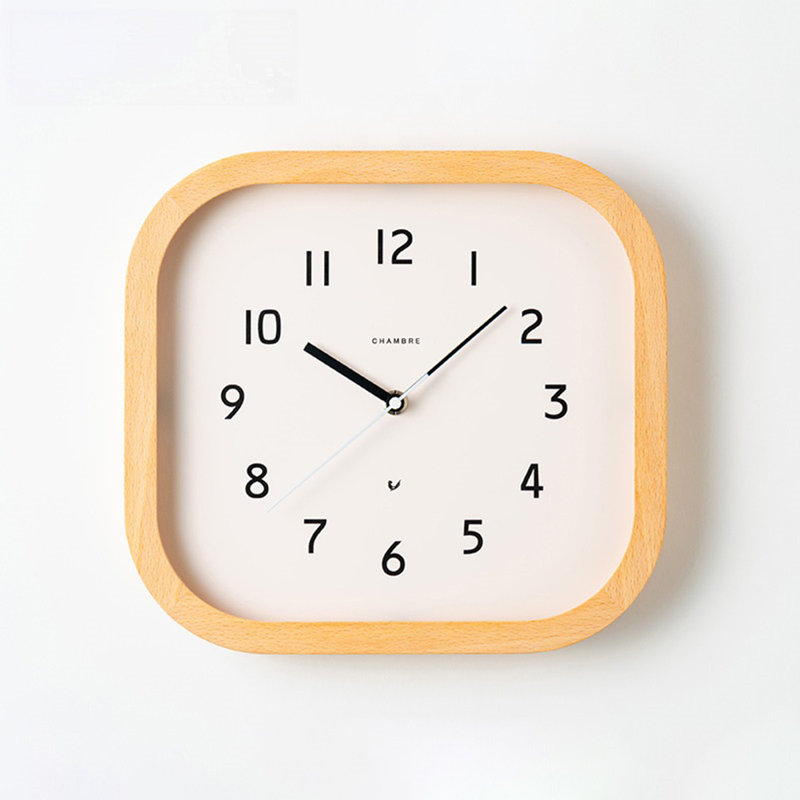Solid Wood Analogue Wall Clock