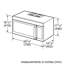 500 Series 29.875'' 2.1 cu ft. 1100 - Watt Convection Over-the-Range Microwave
