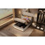 Grand lit plateforme tapissier avec rangement hydraulique, DEL et amp; USB - aucun sommier requis, support solide-18426953-18426964