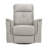 Borkovany 35.5" Transitional Top Grain Leather Swivel Glider Recliner with 360° Swivel, Gentle Gliding & High-Density Foam-86701086